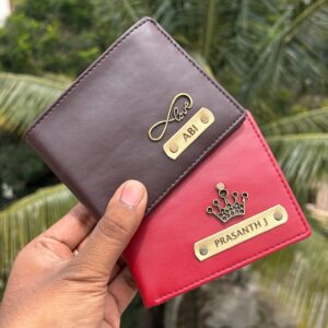 Plain Texture Leather Wallet